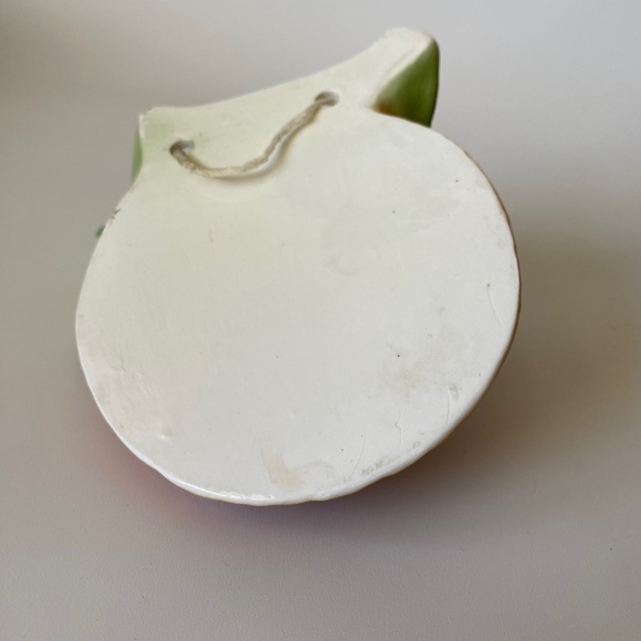 Vintage Mouse and Orange Ceramic ENESCO Wall Pocket, RARE - Picture 4 of 16